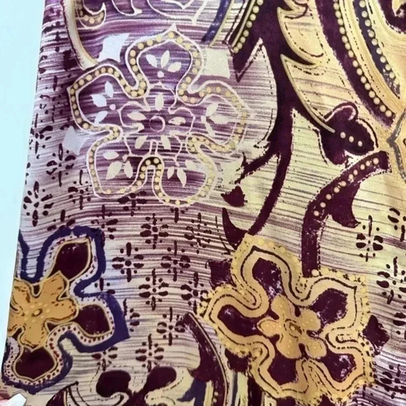 Anthropologie | Suzi Chin | 100% Silk Bohemian Dress Size 10 Medium M - Picture 4 of 9